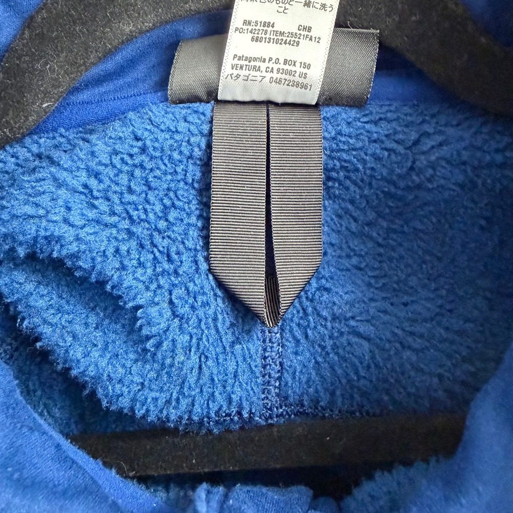 Patagonia Better Sweater Mens XL Blue 1/4 Zip Fleece Pullover Jacket - Picture 10 of 16